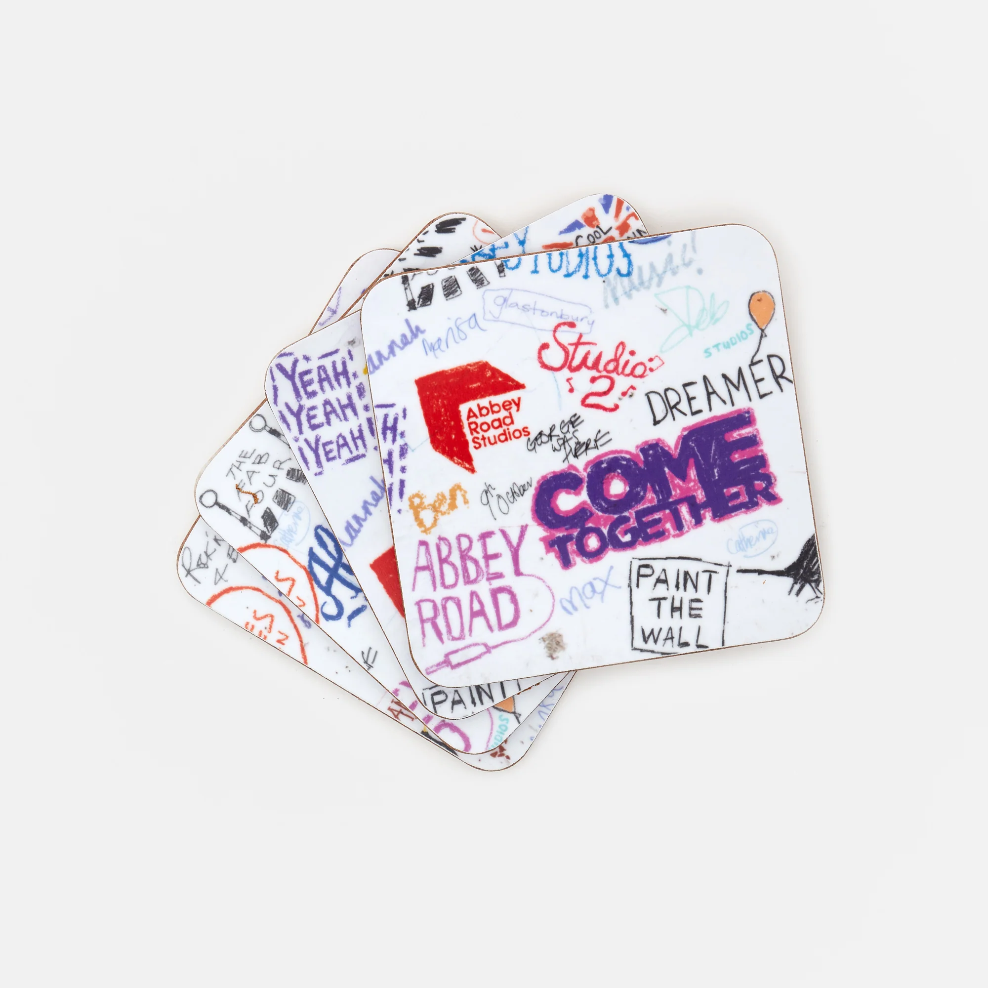 Abbey Road Graffiti Coaster Set of 4 - Image 2